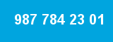 987 784 23 01 987 784 23 01
